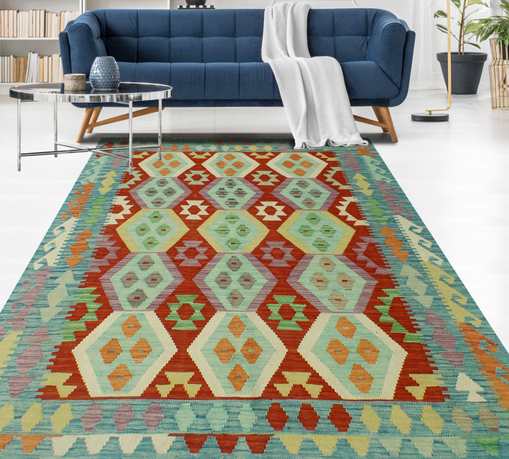 Sangat Kilim Ndale Rust Rug