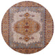 Ahgly Company Indoor Round Mid-Century Modern Area Rugs, 8' Round