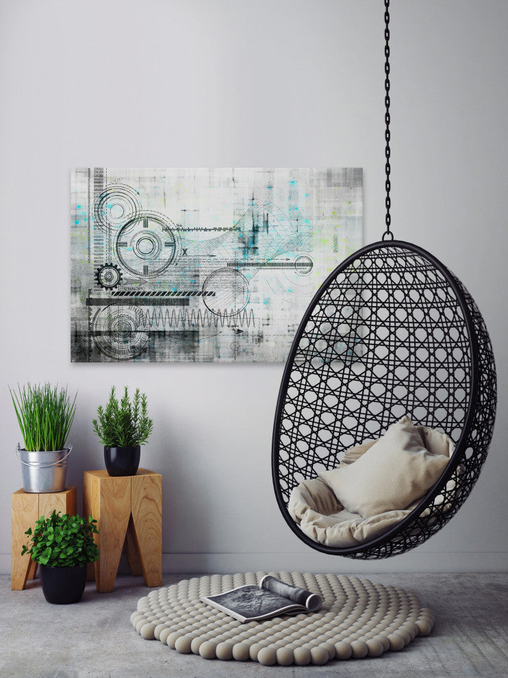 "Gears" Fine Art Canvas Print, 36"x24"