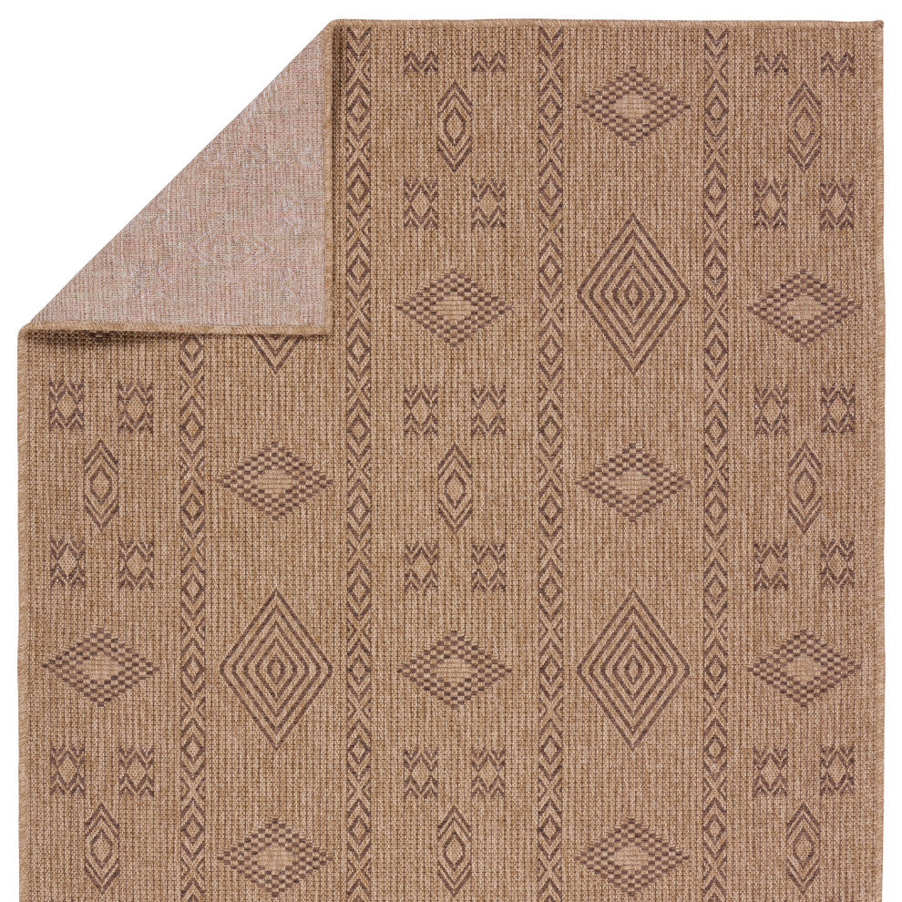 Vibe Sahel Indoor/Outdoor Tribal Brown Area Rug 5'X8'