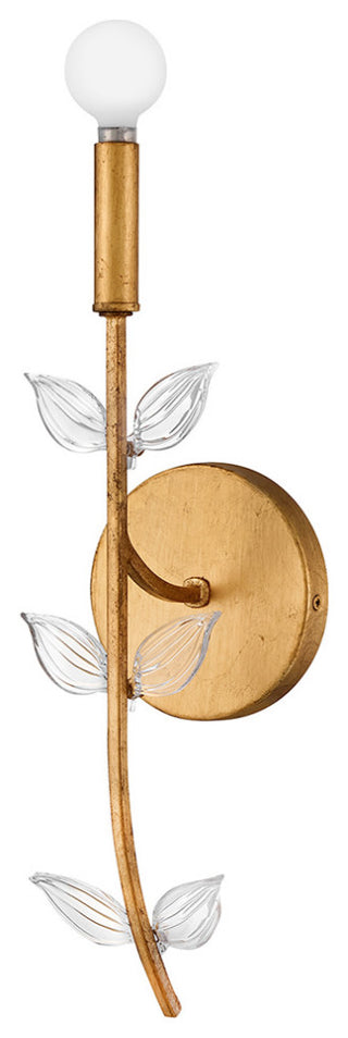 Hinkley Aliso Medium Single Light Sconce, Distressed Brass