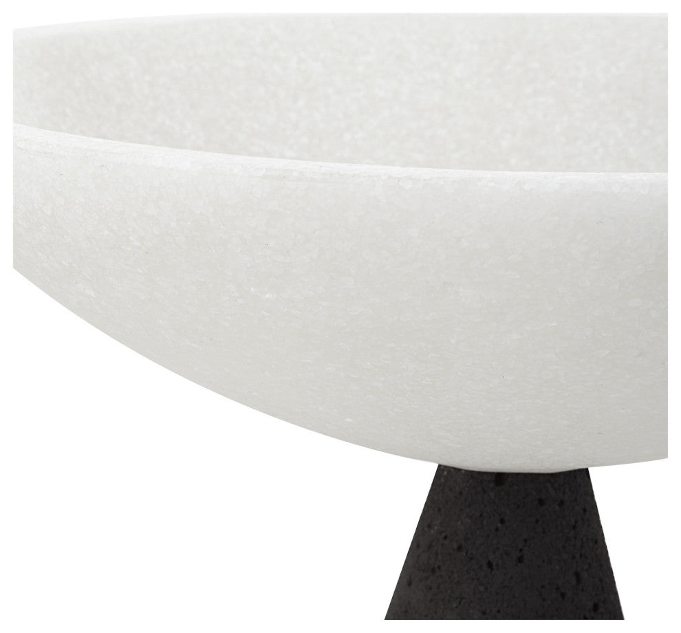 Uttermost 18012 Antithesis 10-1/4"W Rice Stone Decorative Bowls - - Black /