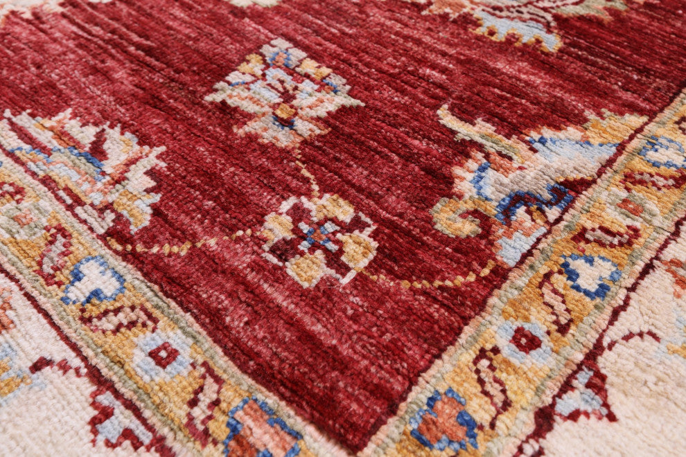 4' 0" X 5' 9" Persian Tabriz Hand-Knotted Wool Rug - Q12784
