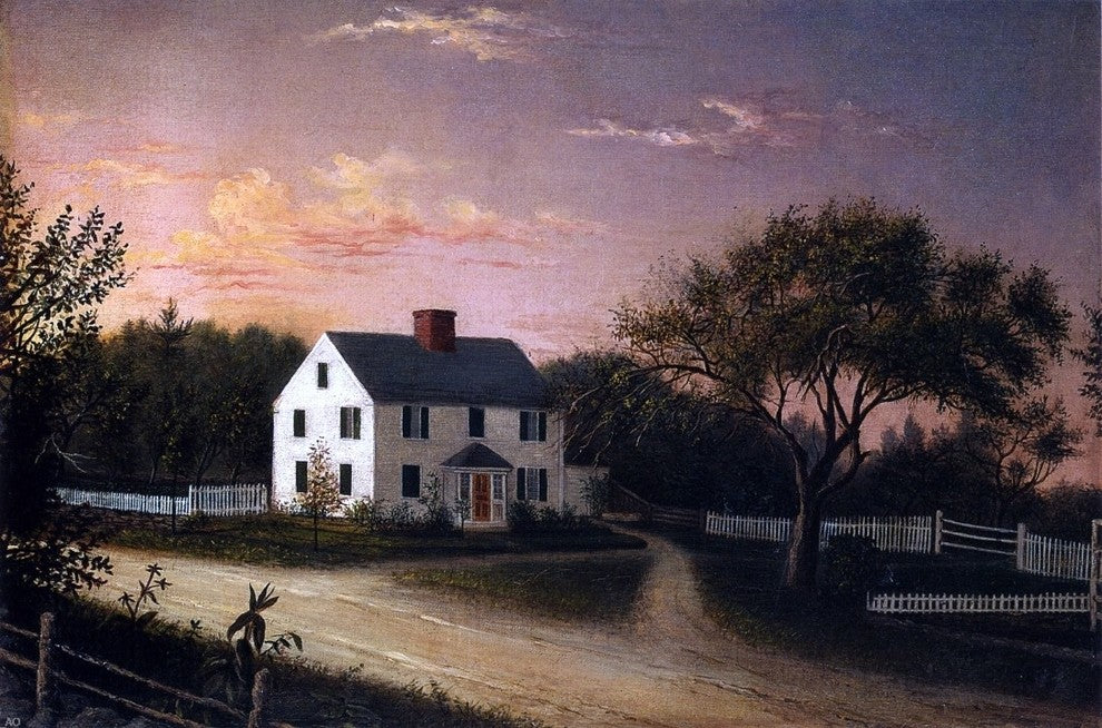 Mary Blood Mellen Blood Family Homestead, 18"x27" Gallery Wrapped Canvas
