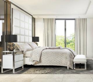 Novara 3-Piece King Duvet Set King - Platinum