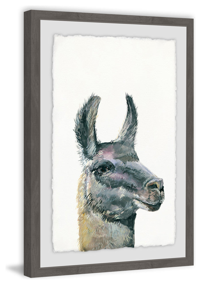 "Side Eye" Framed Painting Print, 24"x36"