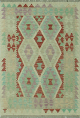 Sun Faded Kilim Talbott Ivory Rug