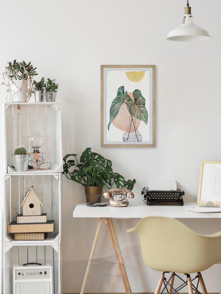"Caladium Beauty" Framed Painting Print