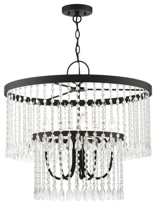Black Transitional, Dazzling, Modern Classic, Pendant Chandelier