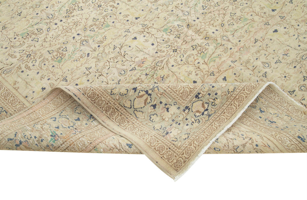 Rug N Carpet - Handmade Oriental 6' 6'' x 9' 2'' Unique Area Rug