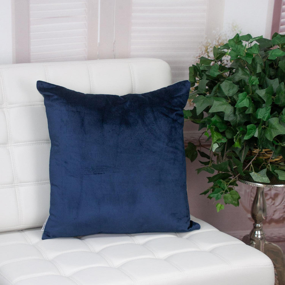 Parkland Collection Nerine Blue/Navy Throw Pillow