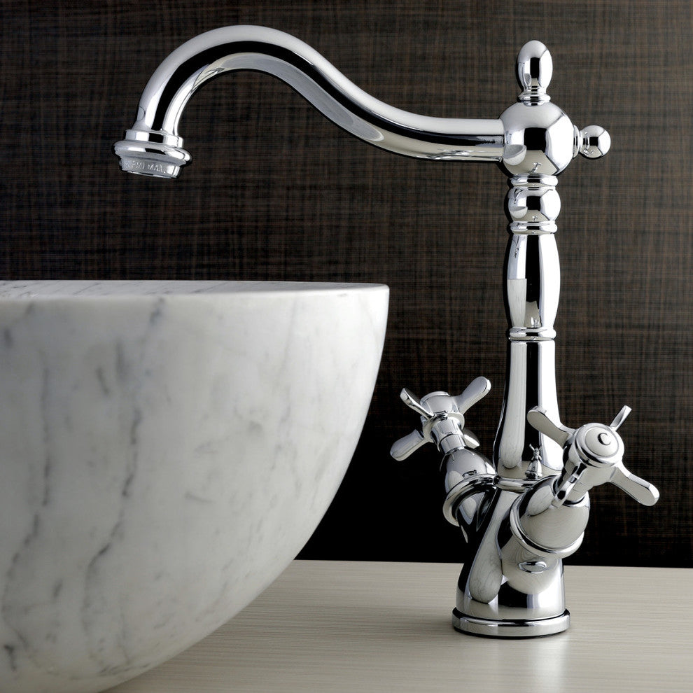 Kingston Brass Vessel Sink Faucet, Polished Chrome