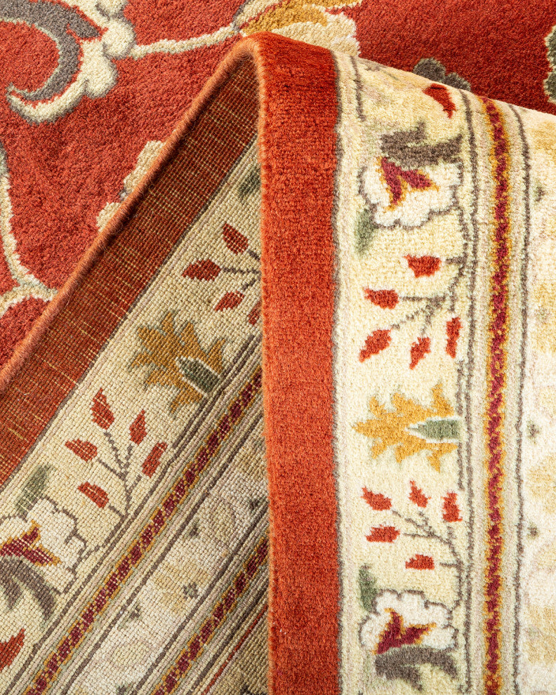 Mogul, One-of-a-Kind Hand-Knotted Area Rug Orange, 10' 0" x 14' 2"