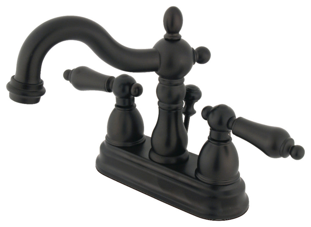 Kingston Brass 4" Centerset Bathroom Faucet, Oil Rubbed Bronze