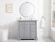 Home Living 36" Single Bathroom Vanity, Gray