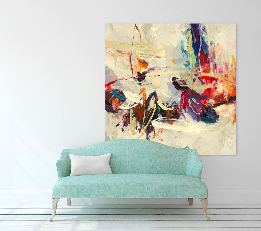 Positive Energy III Fine Art Giant Canvas Print, 54"x54"