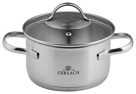 VIVA Stainless Steel Pot Set With Lids 8 pcs