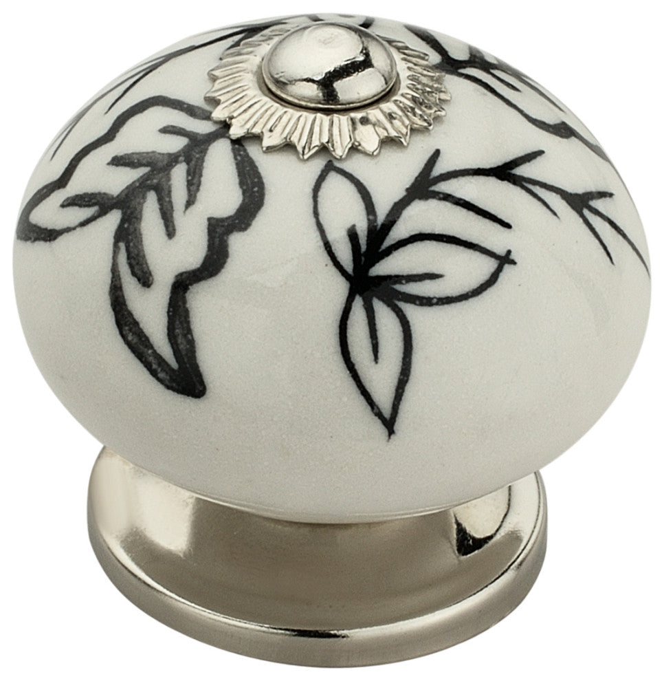 10-pcs Ceramic Designer Knobs, Decorative Ceramic Cabinet Knobs, Drawer Knobs