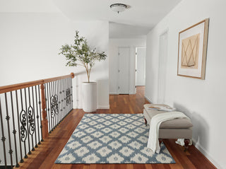 Momeni Leiden Hand Tufted Wool Slate Area Rug 3'6" X 5'6"