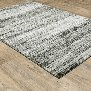 Aegina Shadows Ash/Charcoal Area Rug, 6'7"x9'6"