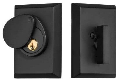 Premium Solid Brass Aqua Single Cylinder Deadbolt, Antique Black Finish