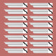 Cornice White Urethane Hopewell Simple Design 16 Pieces Totaling 1536" Length