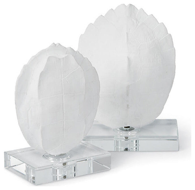Turtle Shells On Crystal, Set of 2 Small