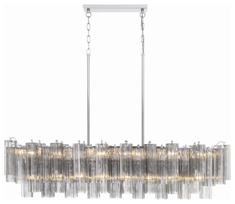 Crystorama Addis 14 Light Polished Chrome Chandelier