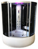 Whirlpool Corner Bathtub Shower 49" x 49" with Heater - Milan