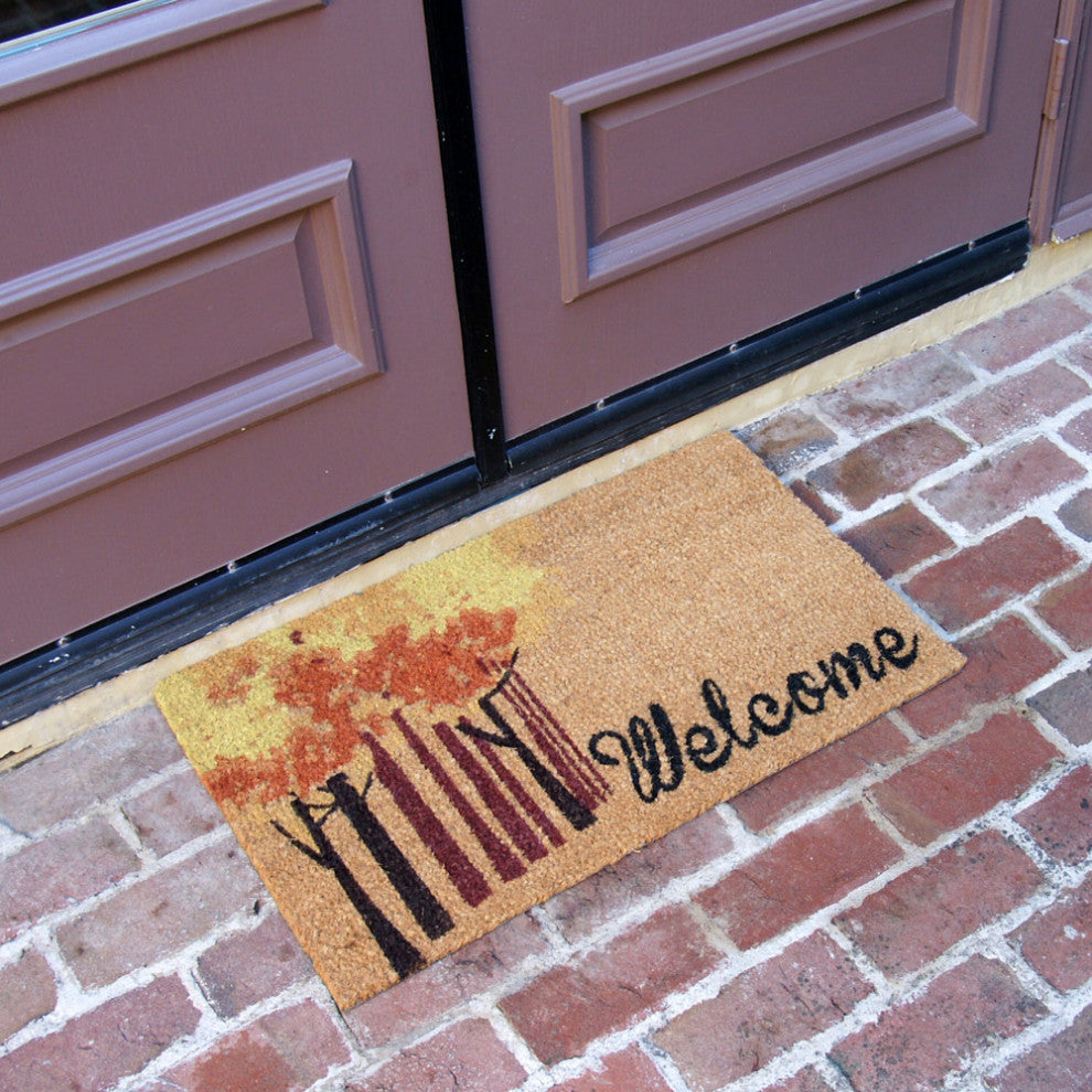 Rubber-Cal Fall Colors ï¿½ "A Welcome Fall Doormat" 15mm X 18" X 30"