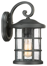 Quoizel CSE8408 Crusade 1 Light 14" Tall Outdoor Lantern Style - Earth Black