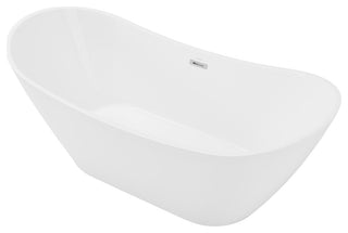 Ivy 60" Double Slipper Freestanding Bathtub