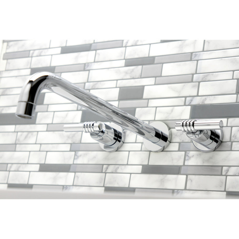 KS8041ML Wall Mount Tub Faucet, Polished Chrome