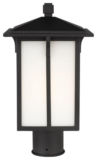 Tomek 1-Light Outdoor Post Lantern, Black