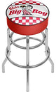 Bobs Big Boy Checkered Padded Swivel Bar Stool