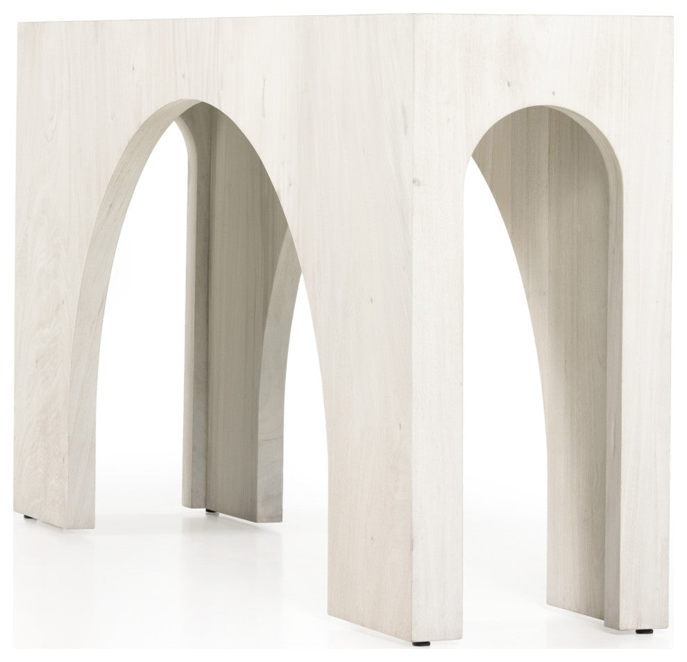 Fausto Console Table-Bleached Guanacaste