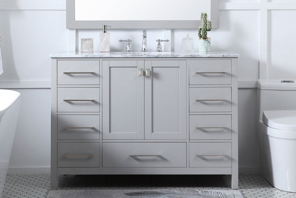 Elegant VF18948GR 48"Single Bathroom Vanity, Gray