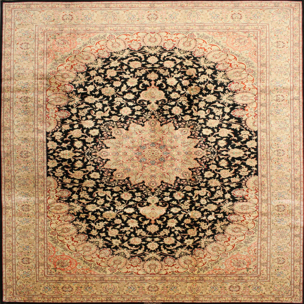 Ahgly Company Indoor Square Traditional Area Rugs, 3' Square