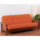 Blazing Needles Renewal 7" Twill Full Futon Mattress, Tangerine Dream