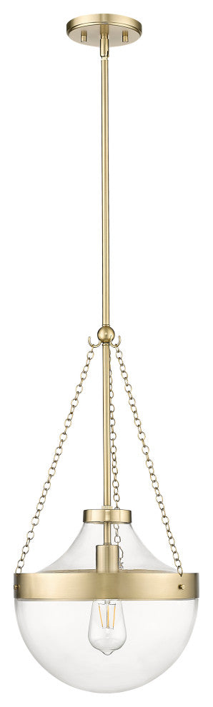 Clarra 1 Light 12 in. Modern Gold Pendant