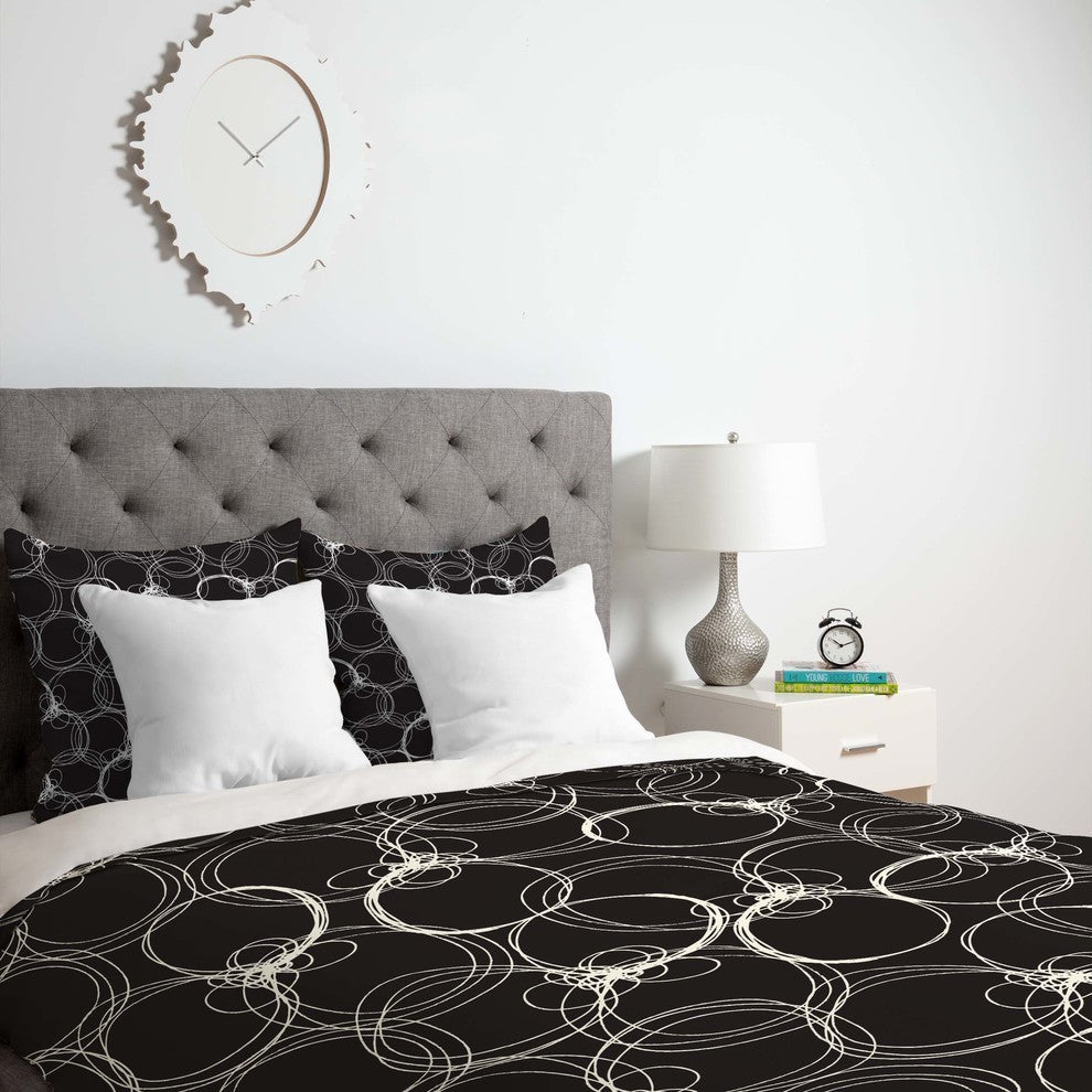 Deny Designs Rachael Taylor Circles 1 Duvet Cover - Lightweight