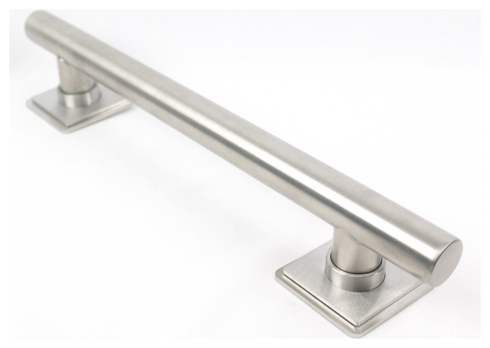 Coronado Designer Straight Bathroom Shower Grab Bar, Satin, 18"