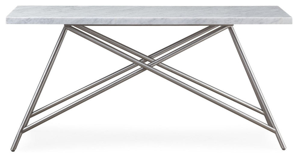 Modus Coral Console Table in Marble