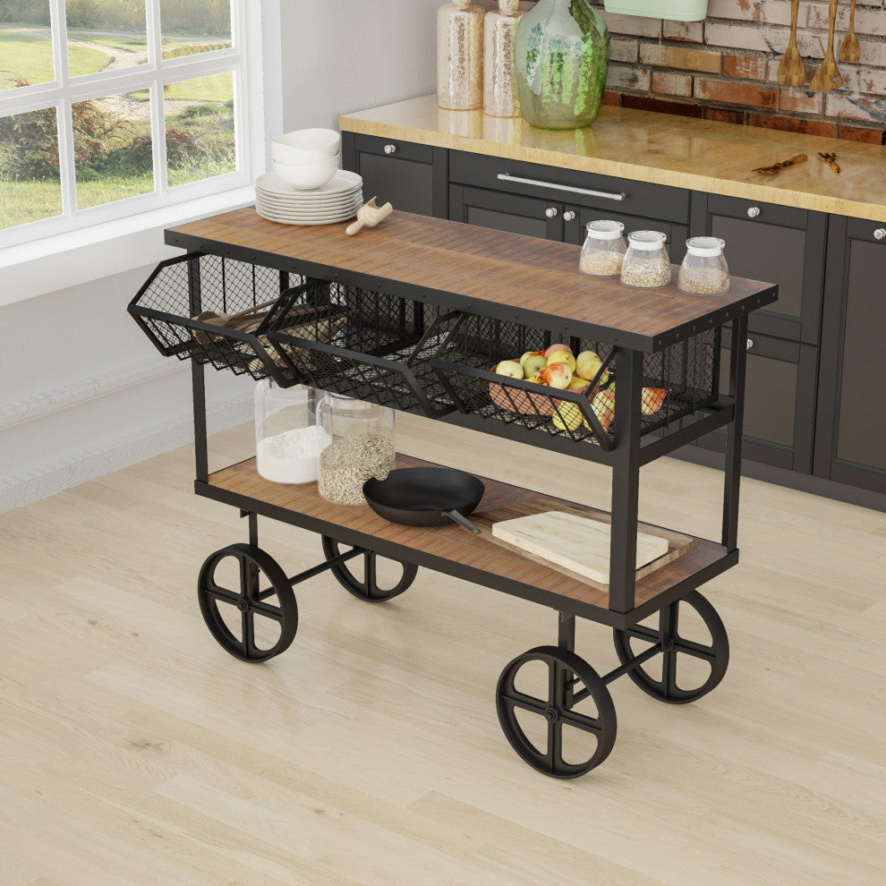 Mango Wood Cart