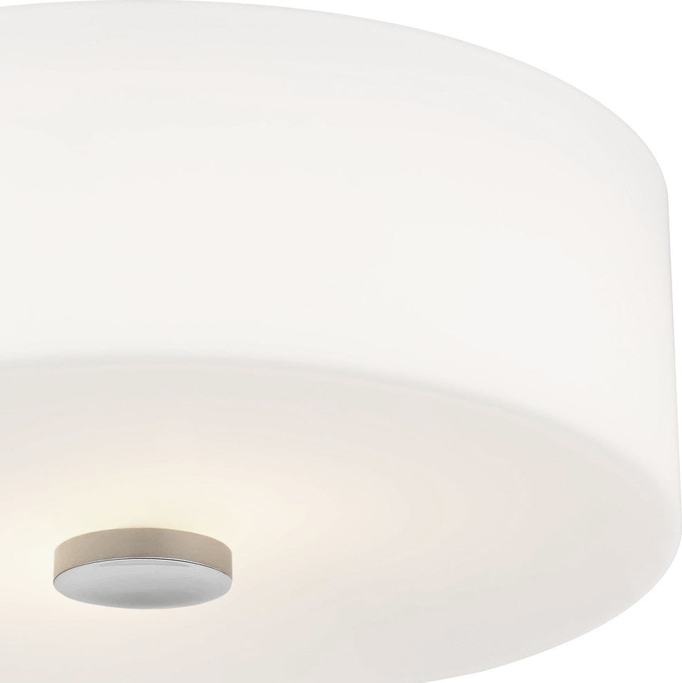 Sophie 2-Light Flush Mount, Polished Nickel