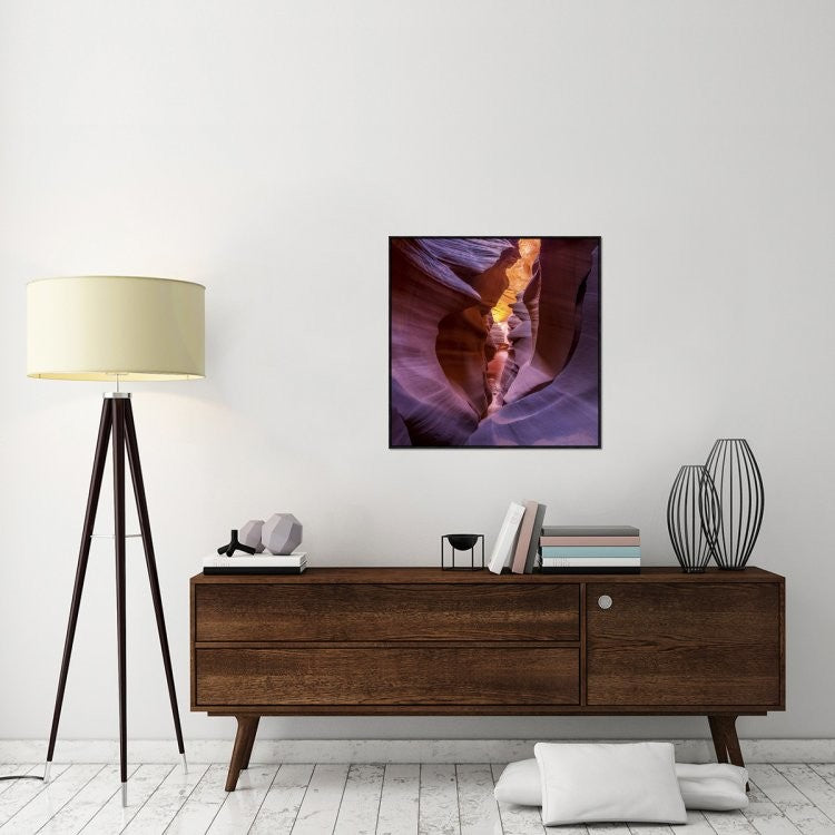 Fire In Canyon, 30"x30"