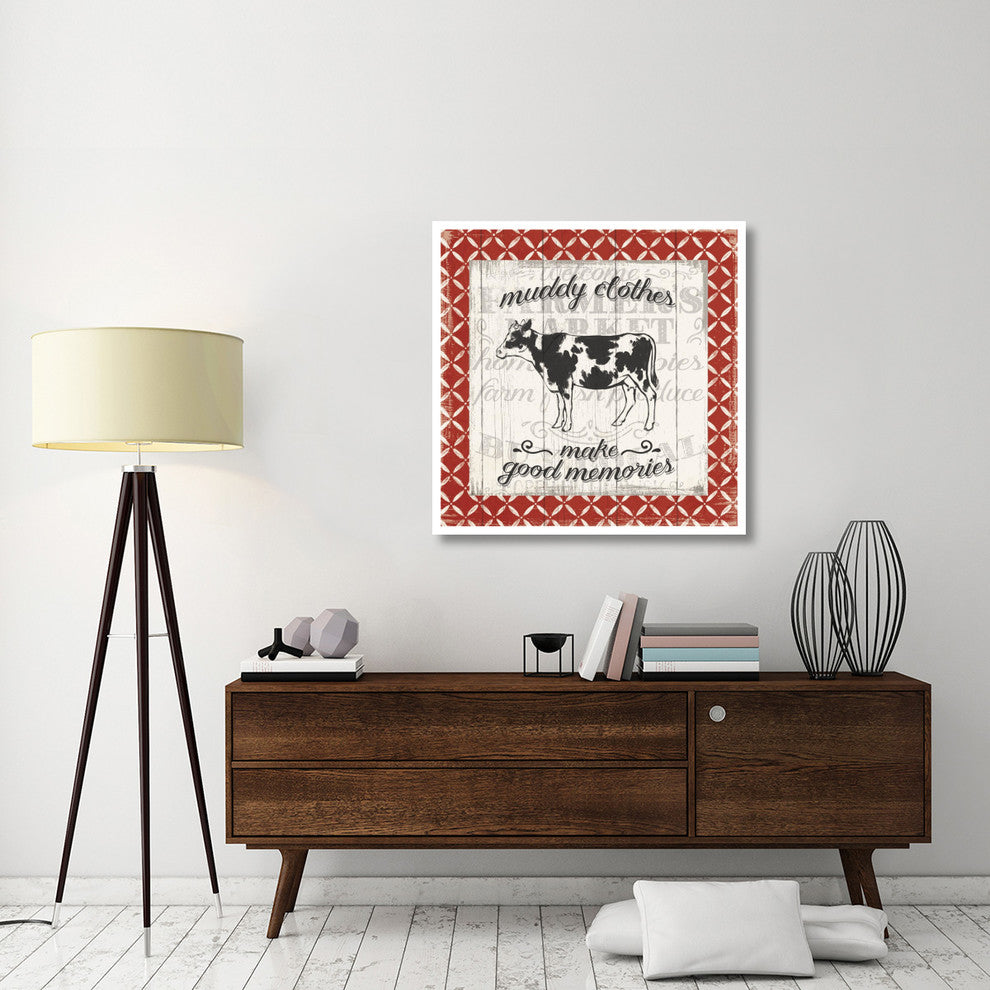 "Farmers Market IV" Digital Paper Print by Janelle Penner, 38"x38"