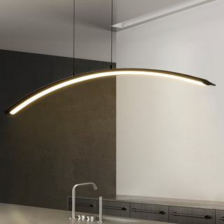 Roxanna 41.5" Dimmable Adjustable Integrated LED Linear Pendant, Black