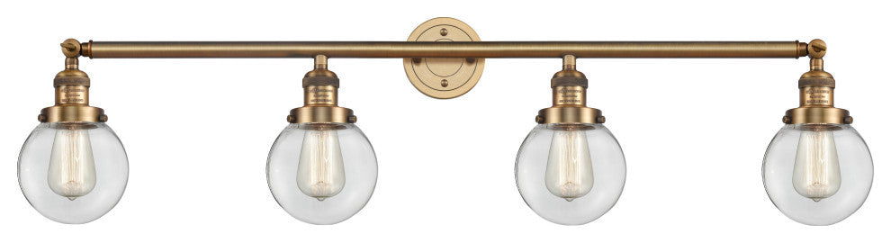 INNOVATIONS LIGHTING 215-BB-G202-6-LED Beacon 4 Light 42 inch Bath Vanity Light