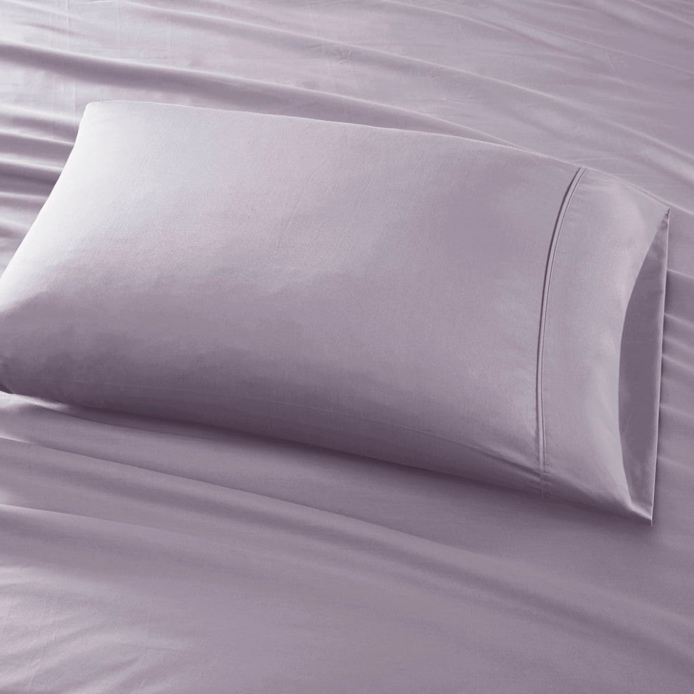Madison Park 800 Thread Count Cotton-Blend Sateen 6-Piece Sheet Set, Purple